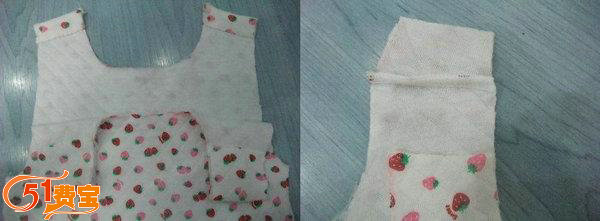 小孩衣服DIY之短袖童装改造的马甲裙