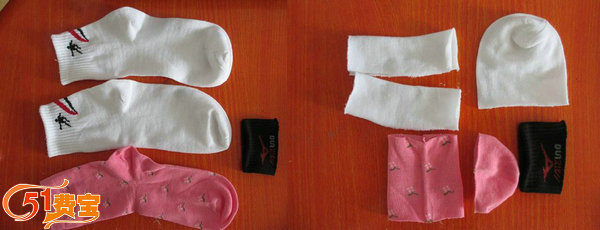 教你怎么利用旧袜子DIY制作倒霉兔手工娃娃
