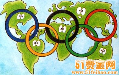 儿童小手工：怎么做奥运五连环标志