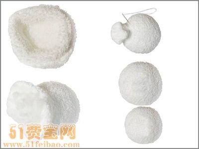 用两对袜子DIY可爱圣诞小雪人