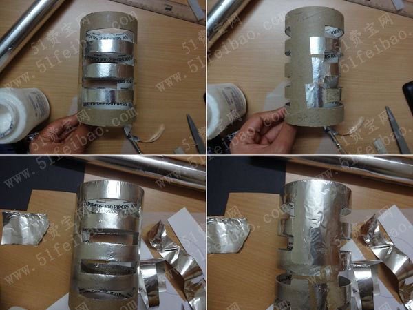 废弃网球筒改造自制蝙蝠侠手工台灯