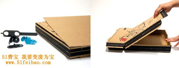 pizza饼盒怎么做环保写字板