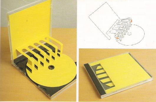 CD盒DIY立体光盘架