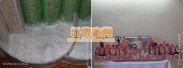 废旧物品diy复合式收纳盒教程