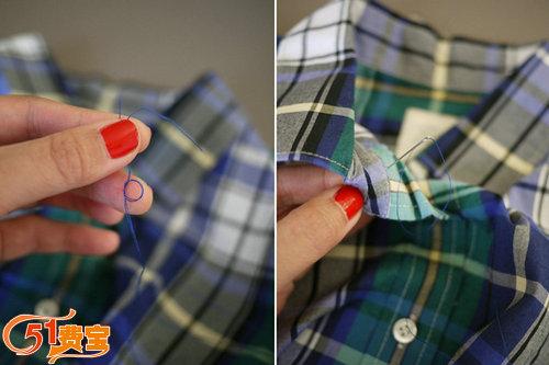改造旧衬衫：串珠DIY衬出娇俏女服