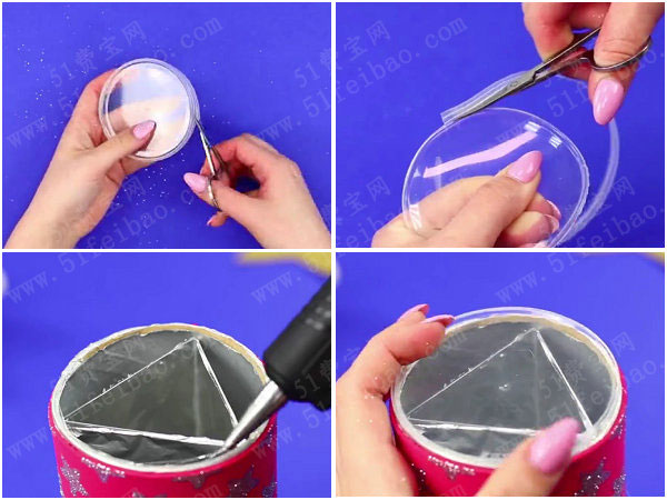 薯片桶手工制作diy星星万花筒教学