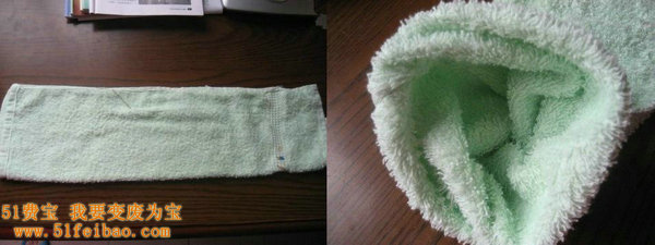在家里利用闲置毛巾自制一个防颈椎病的保健枕头