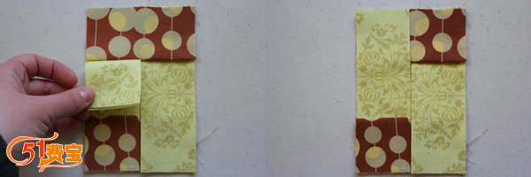 利用碎布头制作的布艺纸巾包教程