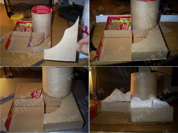 地理山川模型笔筒收纳盒的制作方法
