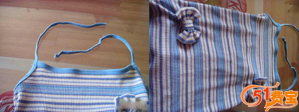旧衣服再利用：吊带衫DIY改造小狗外衣