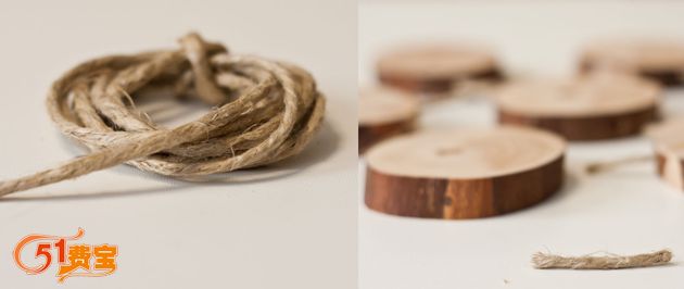利用树枝DIY原木杯垫和原木锅垫