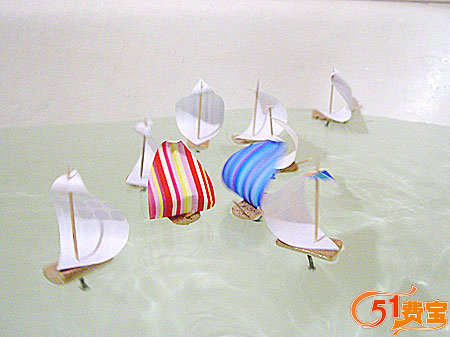 儿童手工课：酒瓶塞制作迷你小帆船
