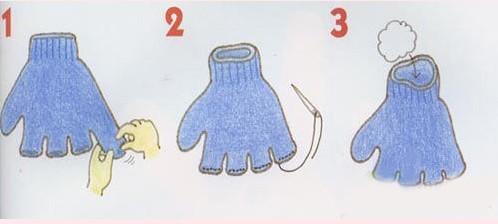手工DIY，旧手套制作玩具大象公仔教程