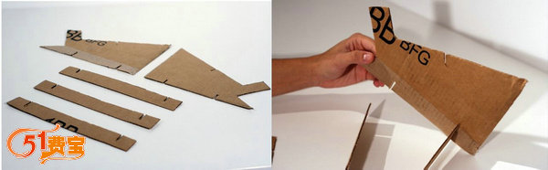 纸板箱改造笔记本散热支架