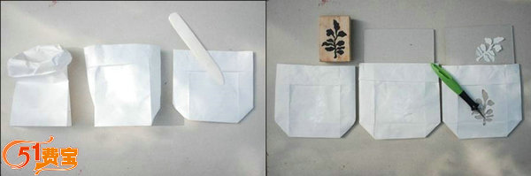 中秋节了，废物利用纸袋子制作漂亮灯笼吧