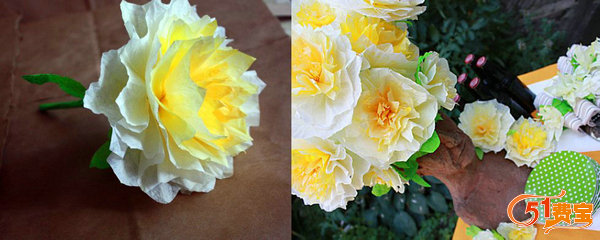 如何为春节DIY漂亮的手工芍药鲜花