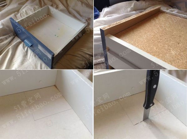 隐形保险箱家用防盗抽屉改造制作方法