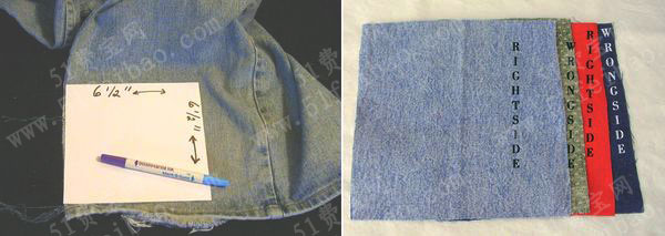 利用旧衣服旧裤子做diy拼布地毯