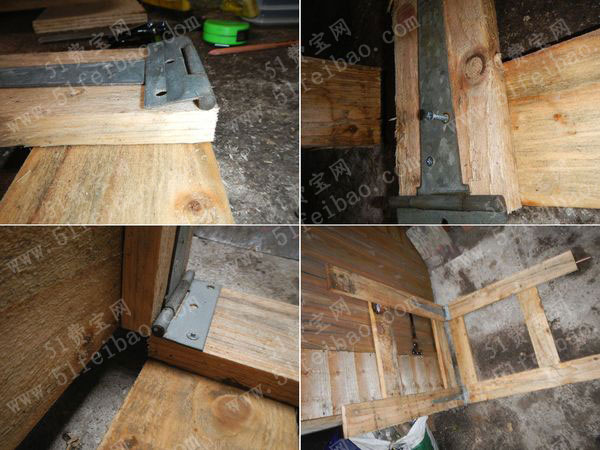 废品利用：怎么使用旧木板自制搁板桌