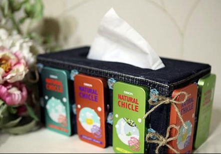 简单六步用日常废弃DIY创意纸巾盒