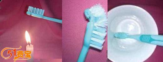 利用废旧牙刷改造，专门清洁死角的小刷子