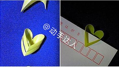 废吸管DIY制作小小的心形分页夹和书签