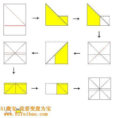 教你怎么利用广告纸和旧报纸折出实用笔筒