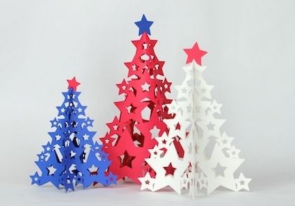 用废弃卡纸和纸板DIY星星圣诞树