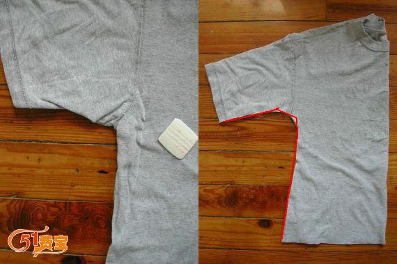 如何改造旧T恤做女士针织开衫