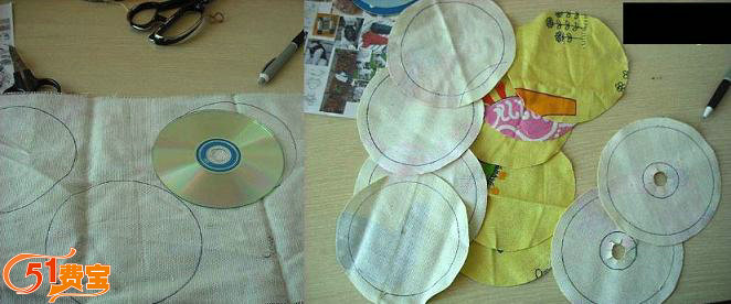 废品回收变废为宝：旧CD光盘制作纸巾盒