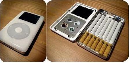 废弃iPod touch神奇变身，数码时代的另类香烟盒