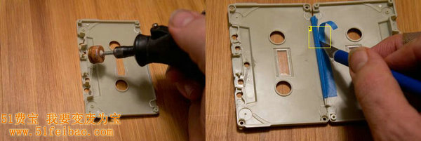 废磁带DIY有用复古名片夹