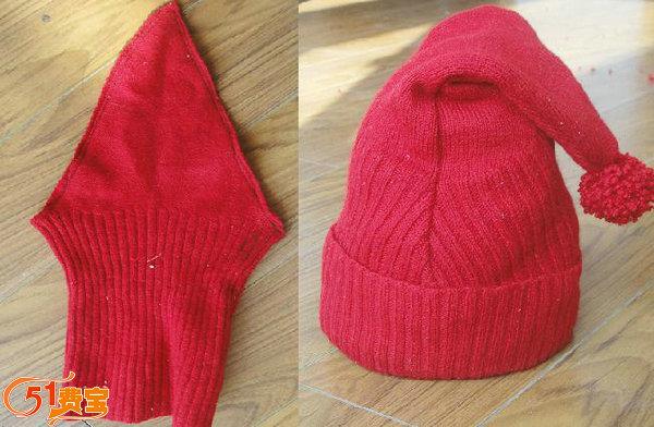 旧毛衣改造冬季三件套，DIY保暖帽子、防寒手套及毛线手提包