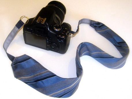 旧领带再利用，DIY单反相机挂绳