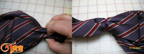 利用旧领带改造女士丝巾