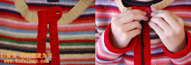童装DIY，大人旧毛衣的再次利用