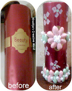开心果壳改造红酒盒做漂亮花瓶