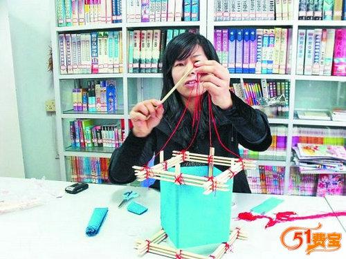 一次性筷子DIY传统宫灯教程