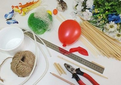 一次性筷子的废物利用：diy鸟巢花园