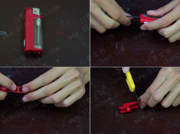 自制炫酷led电筒夜视眼镜