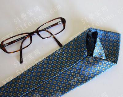 如何利用过气领带做眼镜包