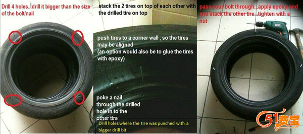 如何利用汽车废轮胎做凳子