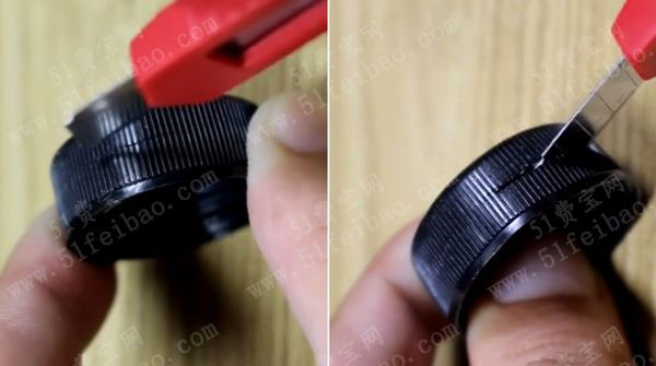 如何利用废刀片改diy裁纸刀教学 废物利用手工diy小制作 51费宝网