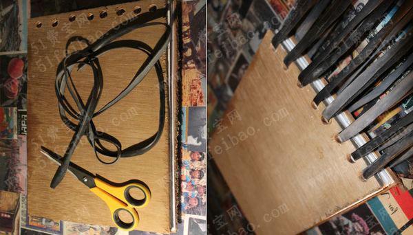 使用废旧木板DIY垫板记事簿的图解制作教程