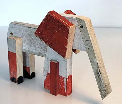 废旧木板低碳手工，创意DFIY的木头玩偶和小家具