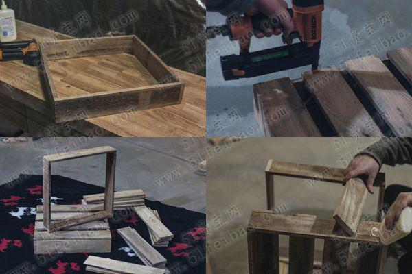 如何回收废旧木托盘做箱子教程