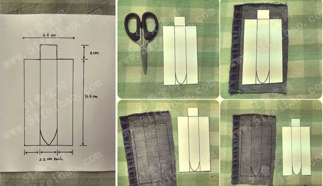 利用旧裤子布料制作超级酷的DIY牛仔布手表带（多图）