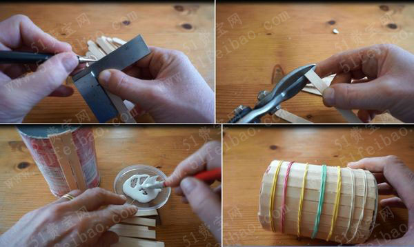 薯片罐diy品客style自制手机外设扩音器