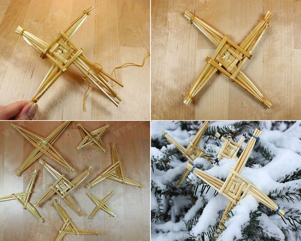 简易diy手编稻草人制作教学 - 废物利用手工diy小制作 - 51费宝网