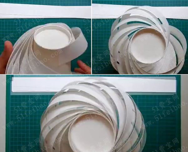 利用纸杯创作唯美效果吊灯